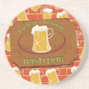 Irish Pub Sign Coaster
