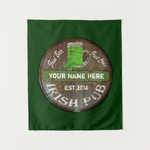 Irish pub sign tapestry