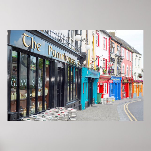irish pubs and retaurant fronts poster (Front)