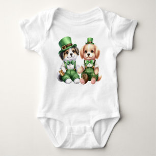 Irish Pup  Baby Bodysuit