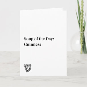 Irish Quote Poster, Guinness theme Poster Card