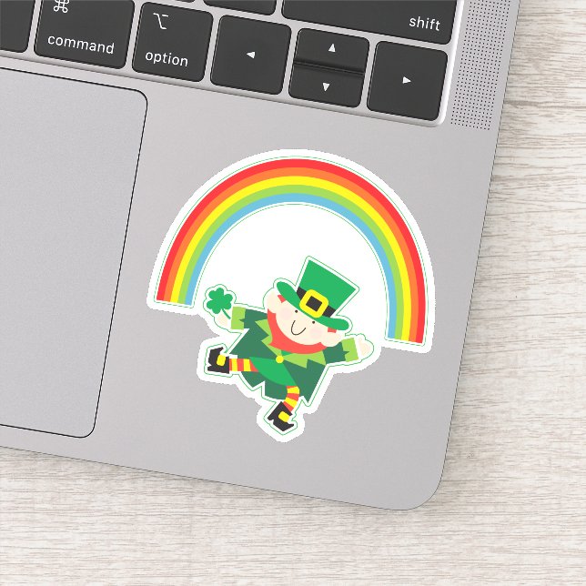 Irish Rainbow Leprechaun Contour (Detail)