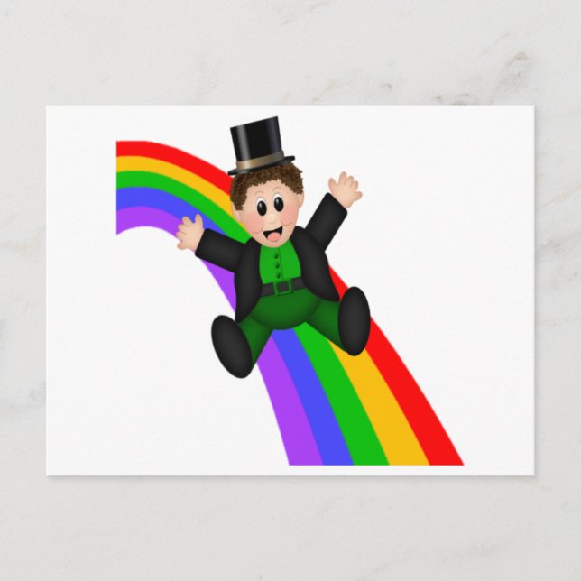 Irish Rainbow Postcard (Front)