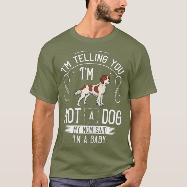 Irish Red And White Setter Dog Puppies Owner _19 T-Shirt (Front)