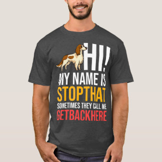 Irish Red And White Setter Dog Puppies Owner _38 T-Shirt