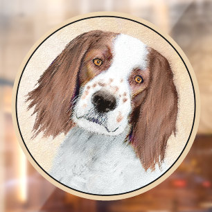 Irish Red and White Setter Painting - Original Art