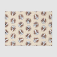 Irish Red and White Setter Painting Original Art