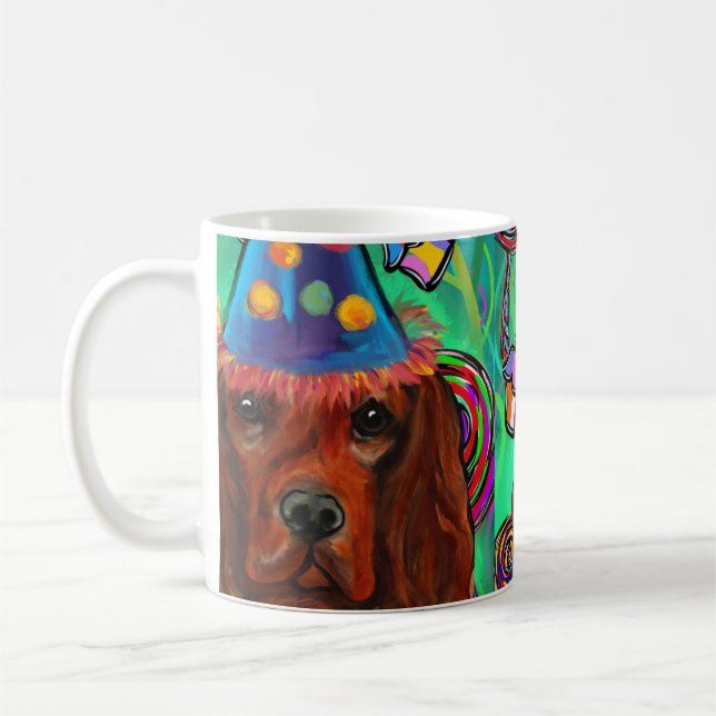 Irish Red Setter     Coffee Mug (Left)