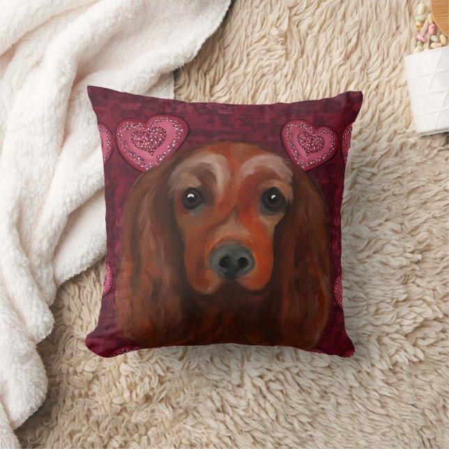 Irish Red Setter      Cushion (Blanket)