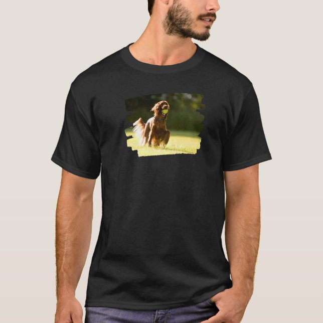 Irish Red Setter Dog T-Shirt (Front)