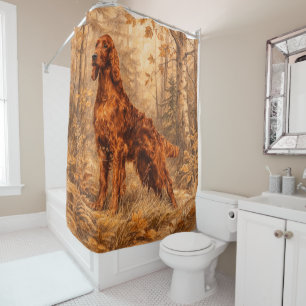 Irish Red Setter, Irish Setter Shower Curtain