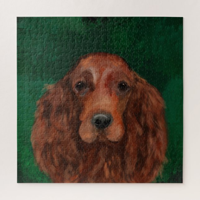 Irish Red Setter Jigsaw Puzzle (Vertical)