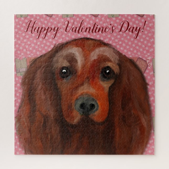 Irish Red Setter      Jigsaw Puzzle (Vertical)