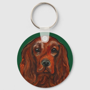 Irish Red Setter Key Ring