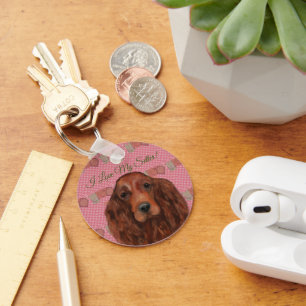 Irish Red Setter       Key Ring