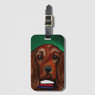 Irish Red Setter      Luggage Tag