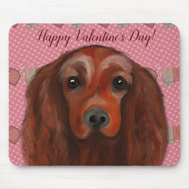 Irish Red Setter        Mouse Pad (Front)