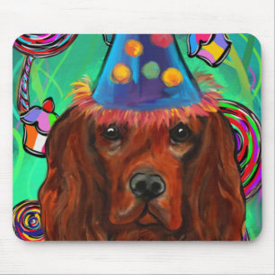 Irish Red Setter Mouse Pad