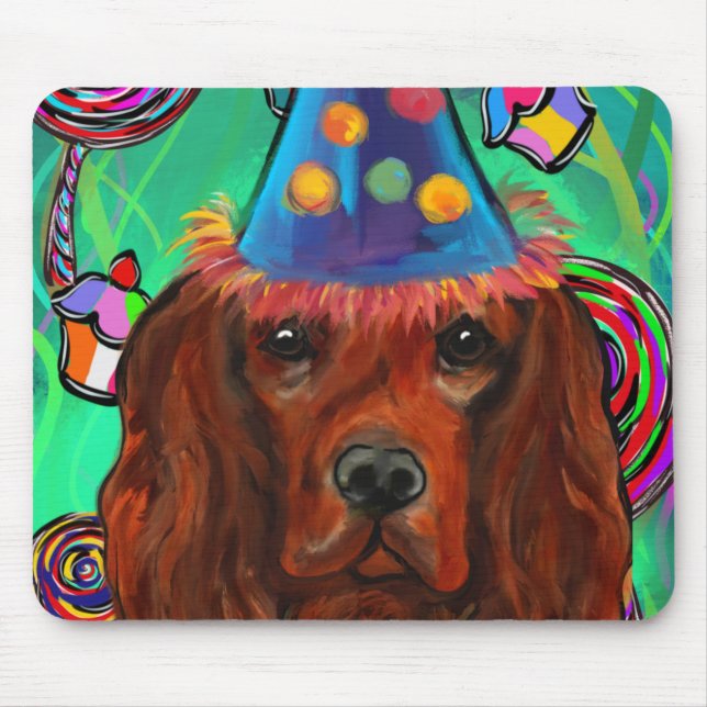 Irish Red Setter    Mouse Pad (Front)