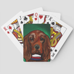 Irish Red Setter      Playing Cards