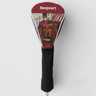 Irish Red Setter    Postcard Golf Head Cover