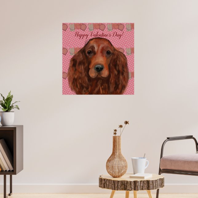 Irish Red Setter       Poster (Living Room 3)