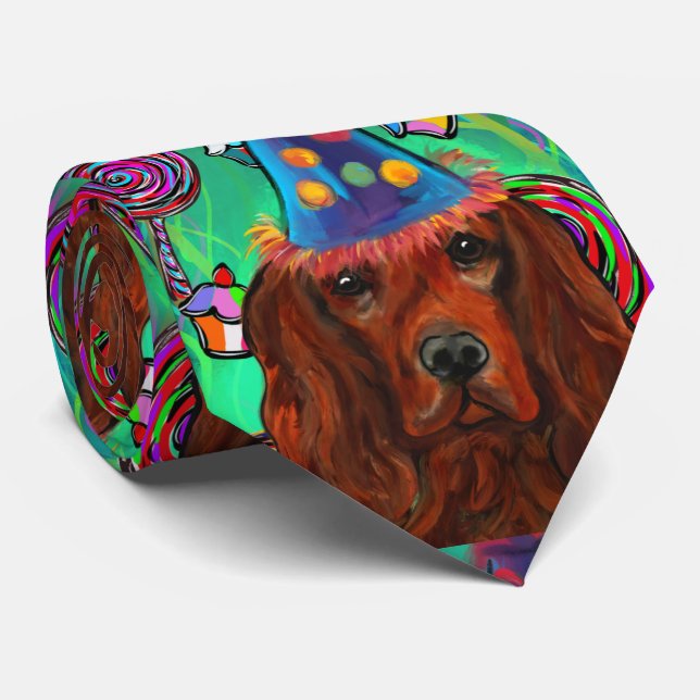 Irish Red Setter     Tie (Rolled)