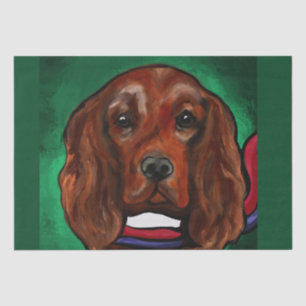 Irish Red Setter Tissue Paper