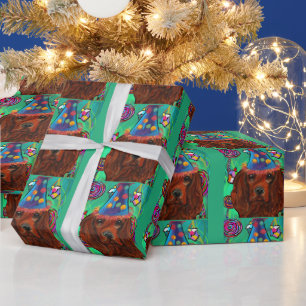 Irish Red Setter     Wrapping Paper