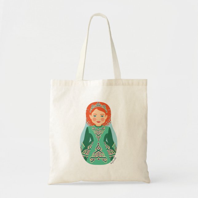 Irish Redhead Dancer Matryoshka Bag (Front)