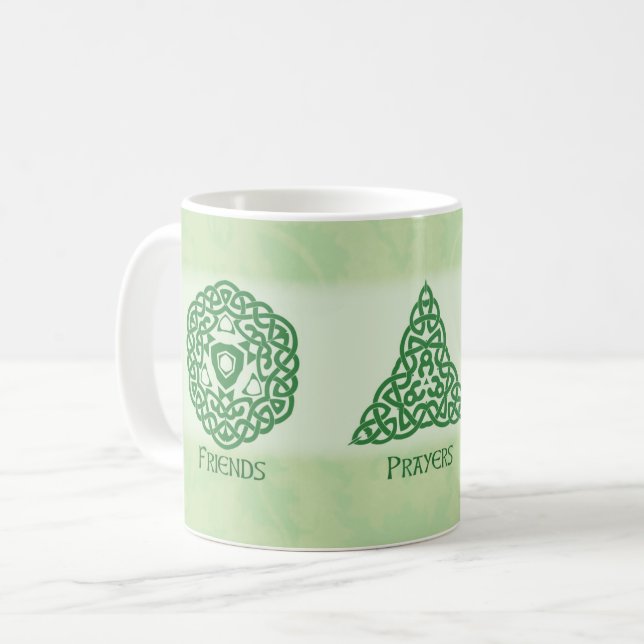 Irish Religious Friends Prayers and Blessings Coffee Mug (Front Left)