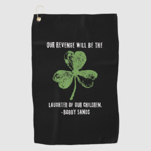 Irish Republican Bobby Sands Ireland Freedom T-Shi Golf Towel