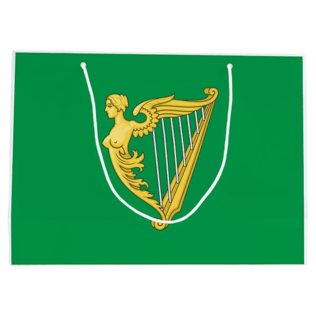 Irish Republican Flag Large Gift Bag (Back)