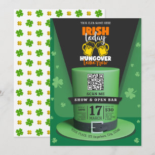 Irish Retro Modern St Patrick’s Day Party Open Bar