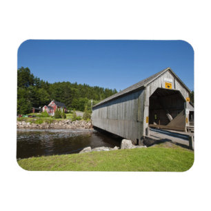 Irish River covered bridge, St. Martins, New Magnet
