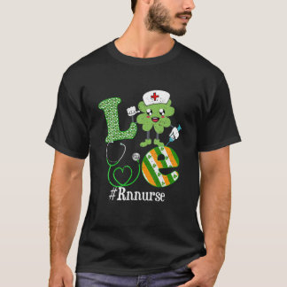 Irish RN Nurse St Patrick's Day Love Lucky Patrick T-Shirt