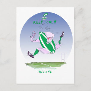 irish rugby, tony fernandes postcard