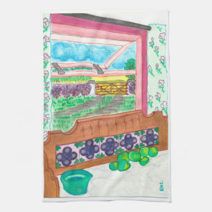 Irish’s Kitchen Window Tea Towel