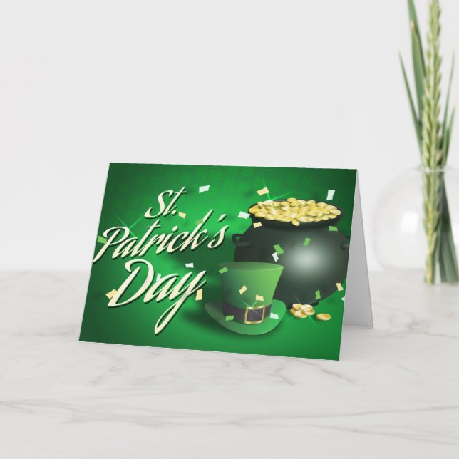 Irish Saint Patrick's Day Card (Front)
