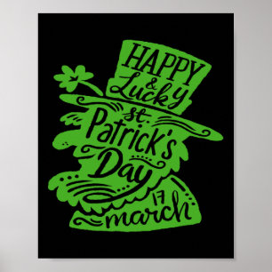 Irish Saint St Patricks Day D And Boozy Poster