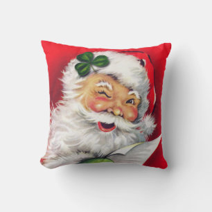 Irish Santa, Ireland, Irish Christmas, Irish Cushion