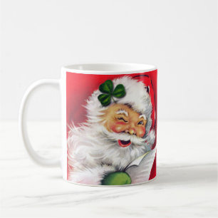 Irish Santa, Irish Christmas Mug, Ireland Coffee Mug