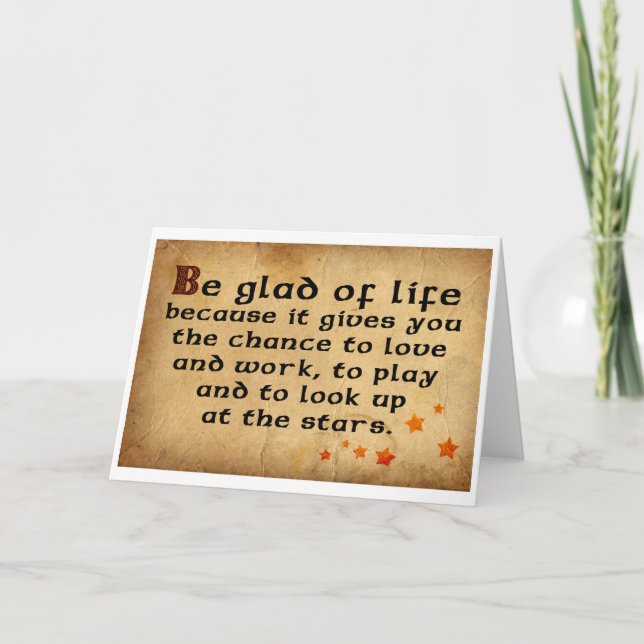 Irish Saying Card (Front)