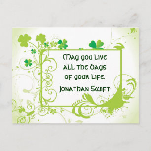 Irish Saying St. Patrick's Day Postcard