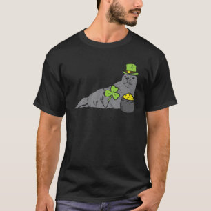 Irish Seal Cute Animal Saint Paddys Day St Patrick T-Shirt