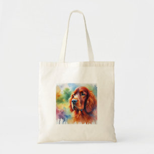 Irish Setter 251024AREF102 - Watercolor Tote Bag