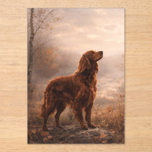Irish Setter Acrylic Invitations