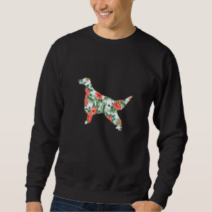 Irish Setter Aloha Hawaiian Dog Sweatshirt