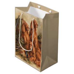 Irish Setter  ,Art  Medium Gift Bag