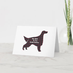 Irish Setter BFF Greeting Card